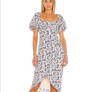 ASTR the label puff sleeve dress